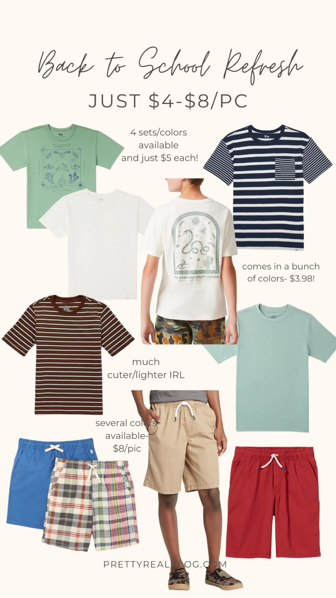 A budget-friendly wardrobe refresh for back to school, $4-$8 per item! back to school outfits for boys, Walmart fashion, Walmart finds 

#LTKkids #LTKBacktoSchool #LTKfamily