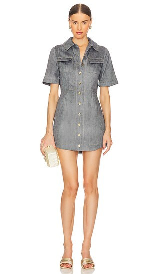Mini Shirt Dress in Denim | Revolve Clothing (Global)
