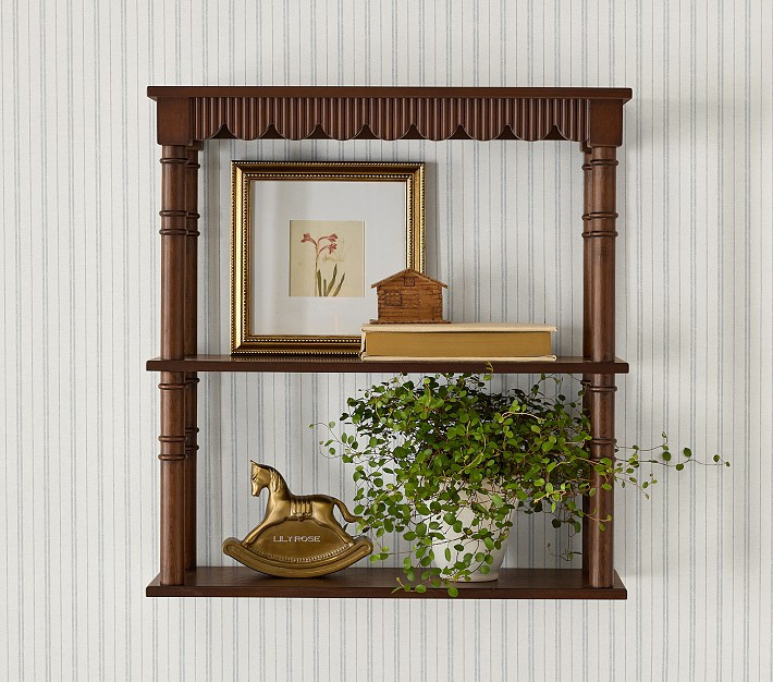 Chris Loves Julia Scallop Tiered Shelf (22"x 23") | Pottery Barn Kids