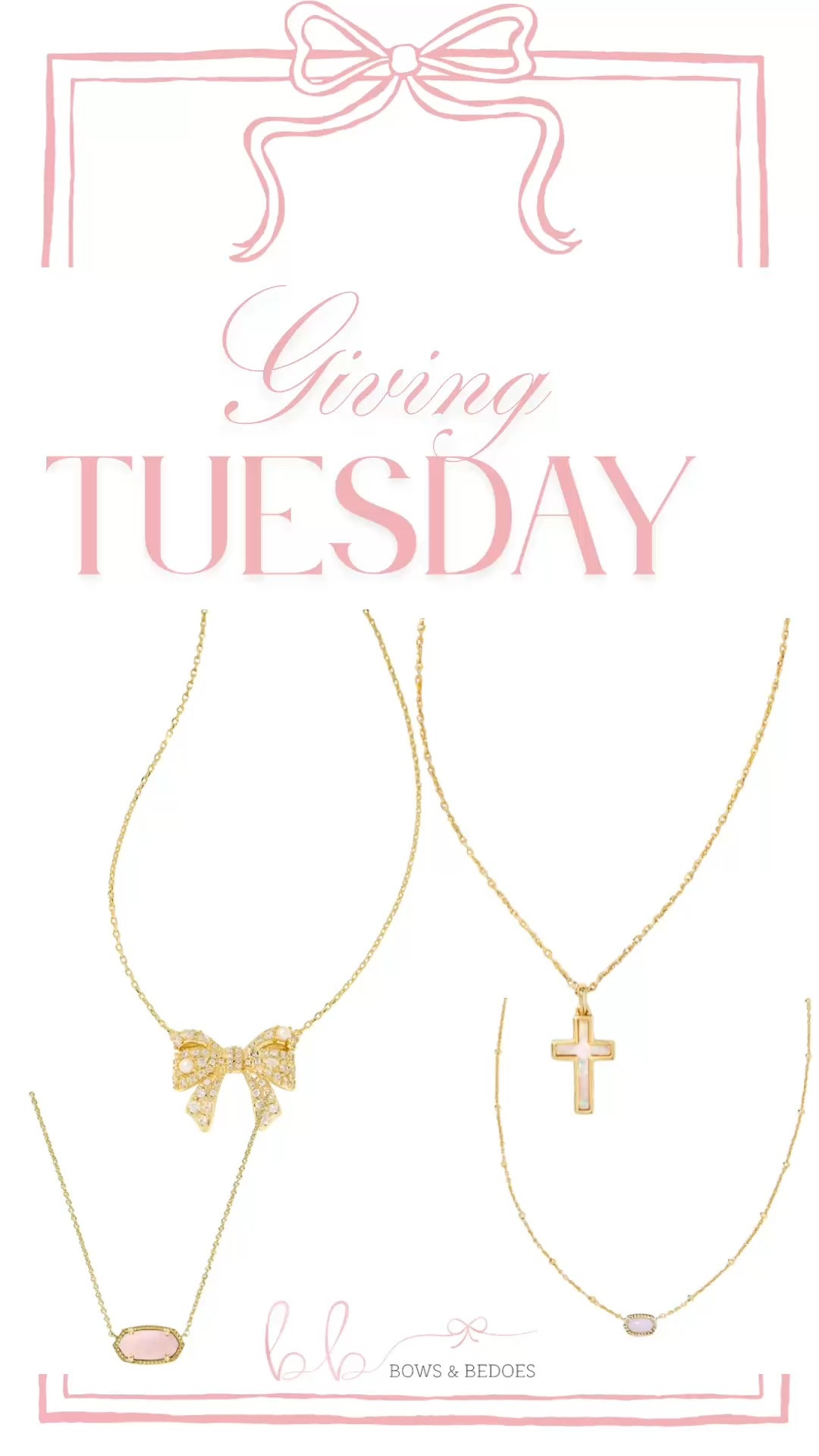 Giving Tuesday-20% of today’s Kendra Scott sales will be donated by o Starlight Children’s Foundation 

#LTKHoliday #LTKFindsUnder100 #LTKGiftGuide