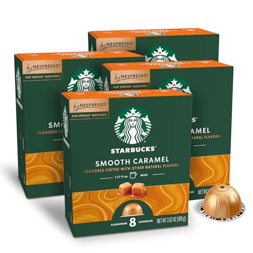 Starbucks by Nespresso Vertuo,Caramel Flavored Coffee, 32-count Coffee Pods, Brews 7.8 oz. | Amazon (US)