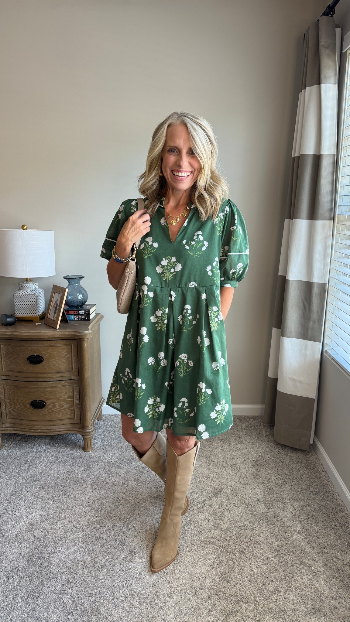 The cutest fall dress! Wearing with sneakers, sandals or boots. Add a denim jacket. Wearing small 
Buy One, Get One 50% off this weekend 

#LTKSaleAlert #LTKOver40 #LTKFindsUnder100