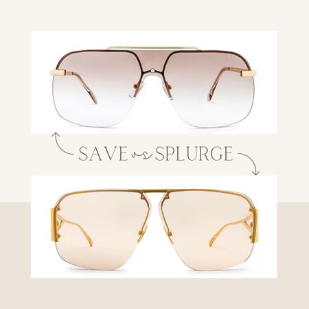 •save vs splurge•

i love these bottega sunglasses, but not the price tag. i found a similar style for a fraction of the price.

#LTKfindsunder50 #LTKstyletip