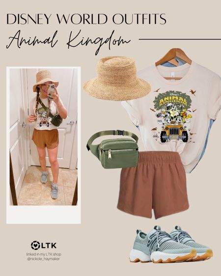 Disney Animal Kingdom outfit! We went with the safari look 🫶🏼🌴🐘🐆🦍 Also these sneakers are one of my favorites and so comfortable all day long  

#LTKfit #LTKshoecrush #LTKtravel
