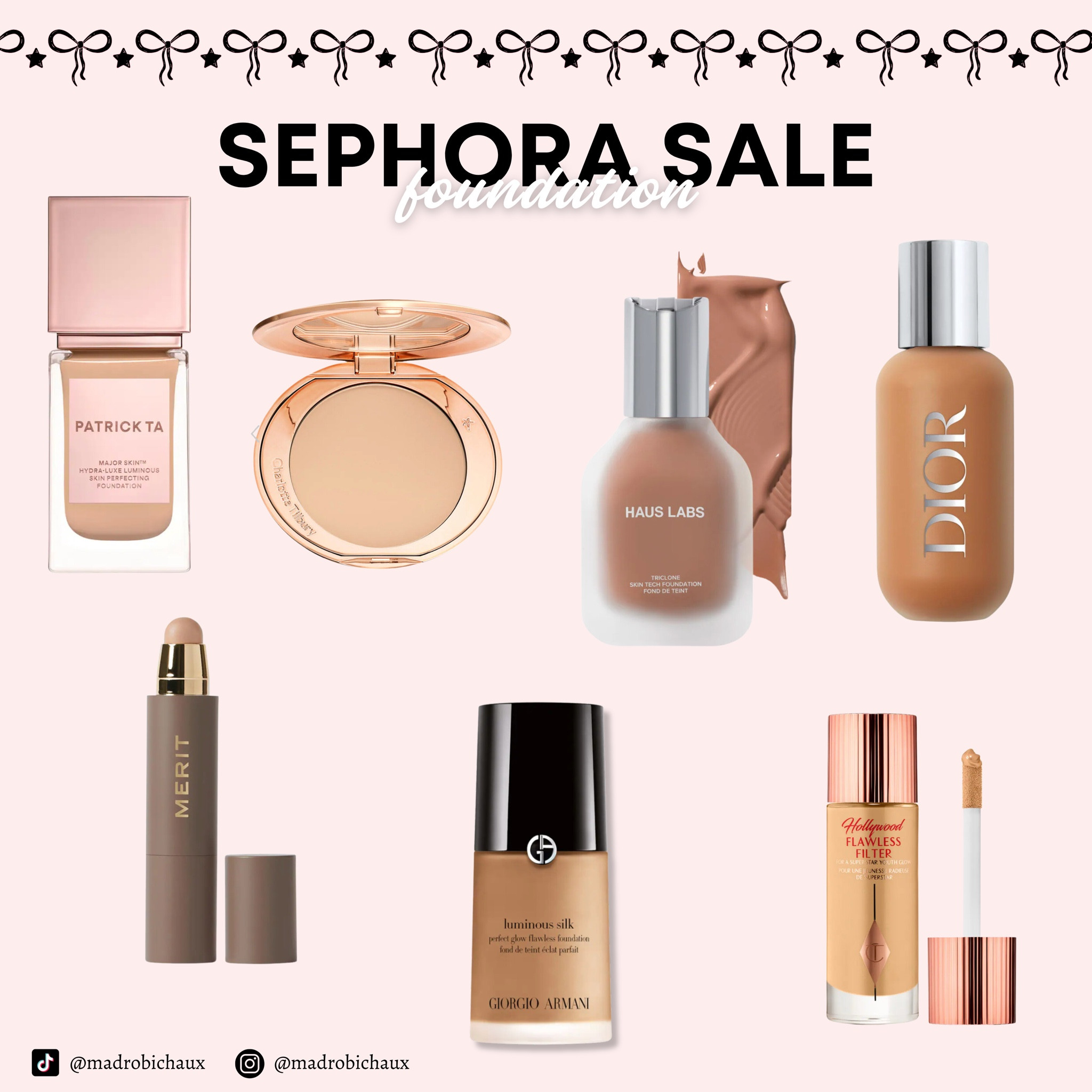 the sephora sale is almost here! here are my top foundation picks 🩰
Sephora Sale, Foundation Pick, Foundation Recommendations, Makeup Products, Makeup Favorites, Sale Alert 

#LTKGiftGuide #LTKSaleAlert #LTKBeauty