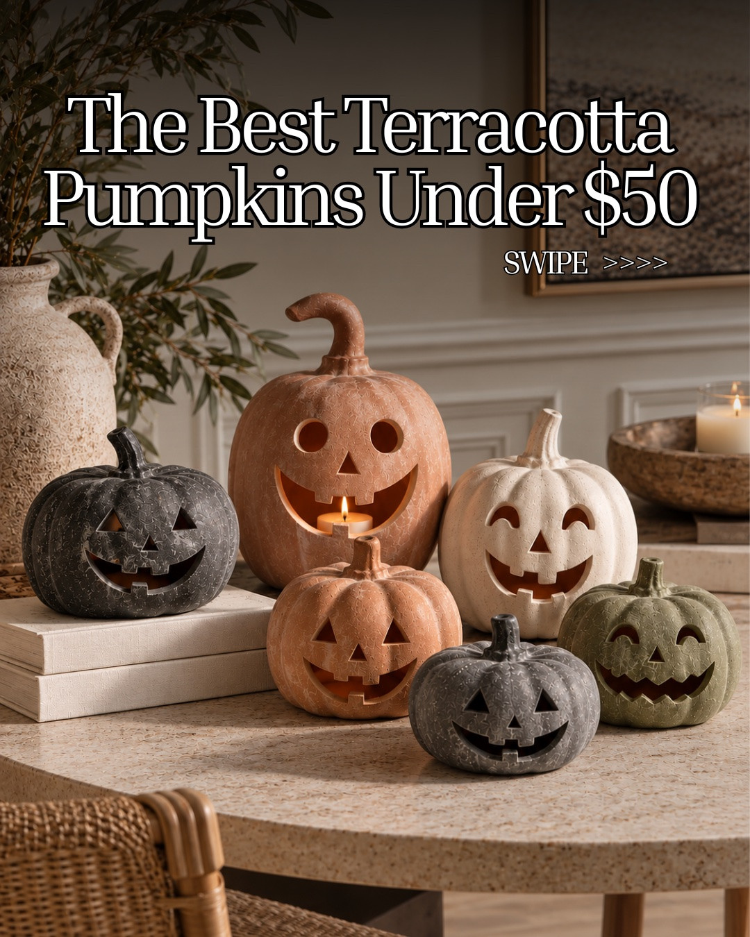 I love an elevated fall moment. I just don’t love spending hundreds on decor that comes out for one month a year. 🎃
These terra cotta pumpkins give the expensive look without the expensive price tag. All under $50. 🦇

Big style. Small spend.

#LTKsale #LTKhome #LTKfamily
