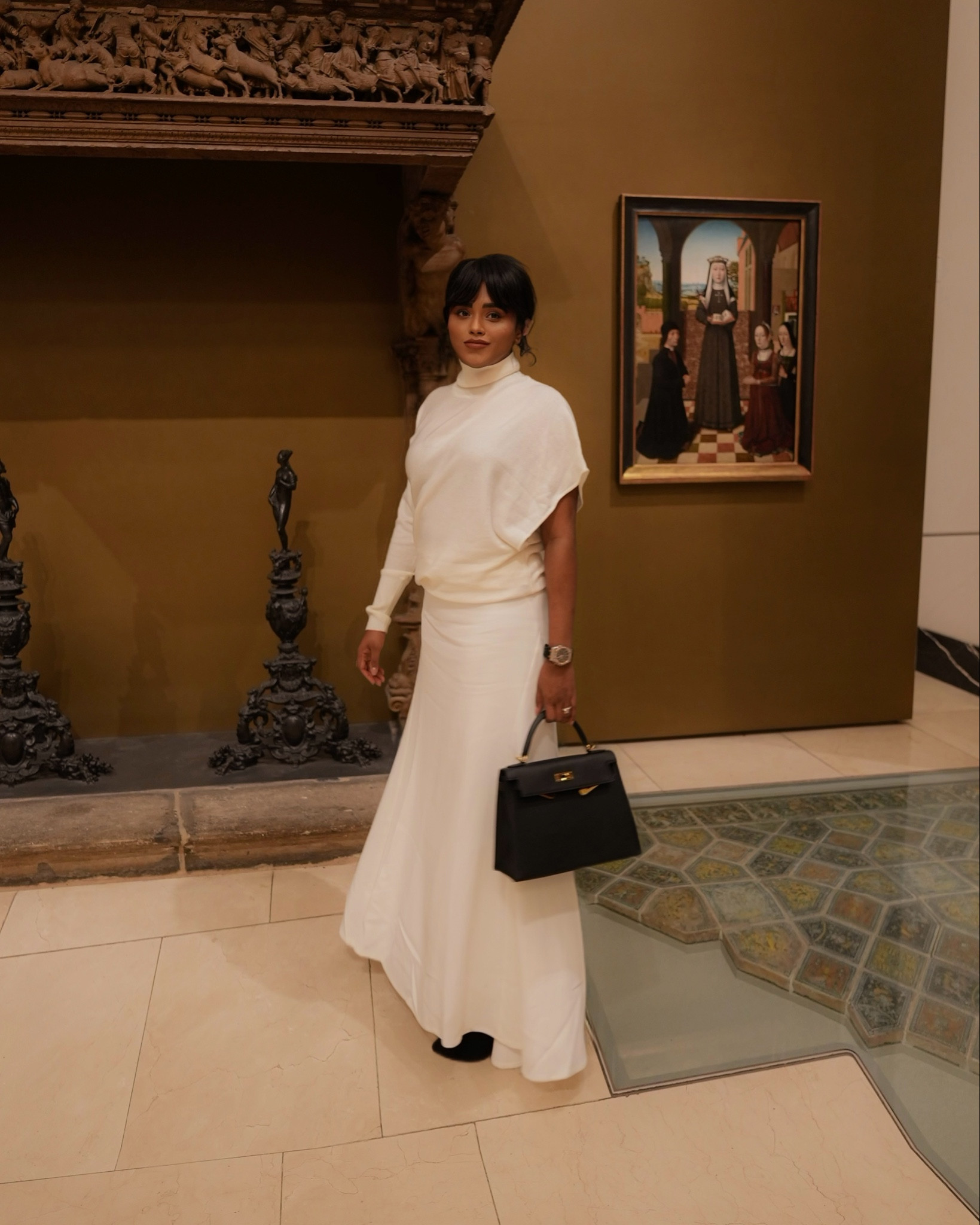 Karen Millen, white knitwear, maxi skirt, white skirt, winter outfit, monochrome outfit, workwear, work outfit 

#LTKwinter #LTKgrwm #LTKuk