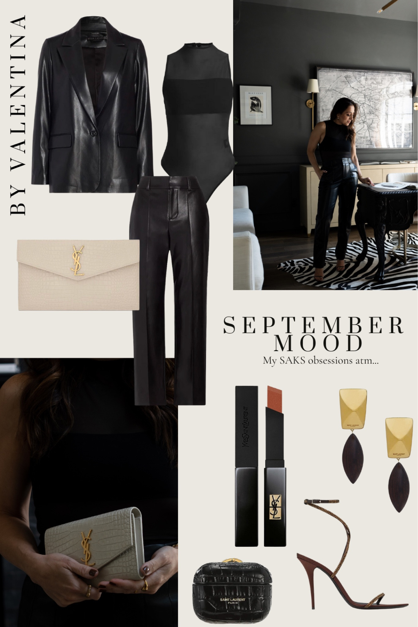 My September Mood: leather, mesh, croc, & micro rhinestones from @saks 

#LTKstyletip #LTKover40 #LTKworkwear