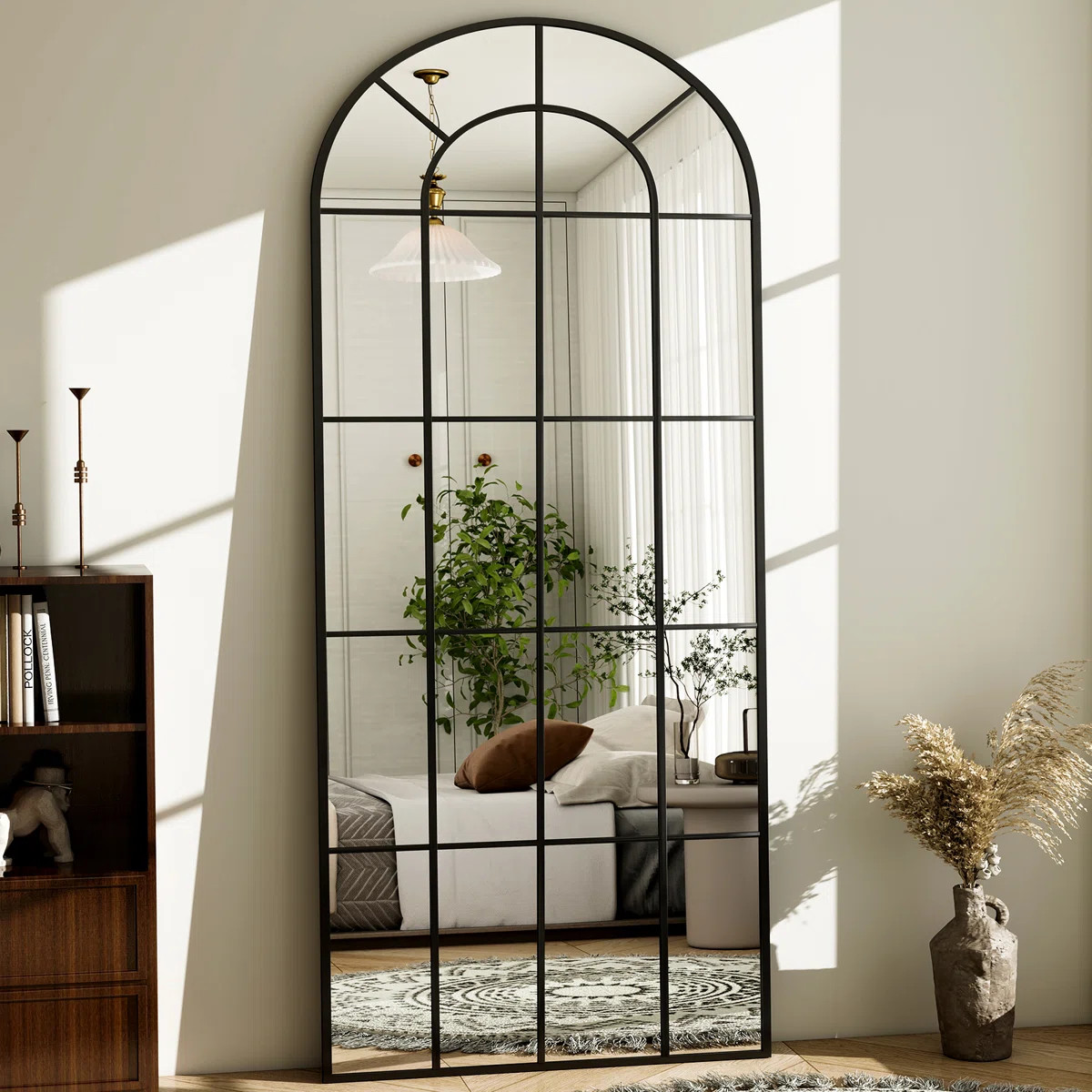 Casiana Window Pane Full Length Mirror Wall Mirror | Wayfair North America