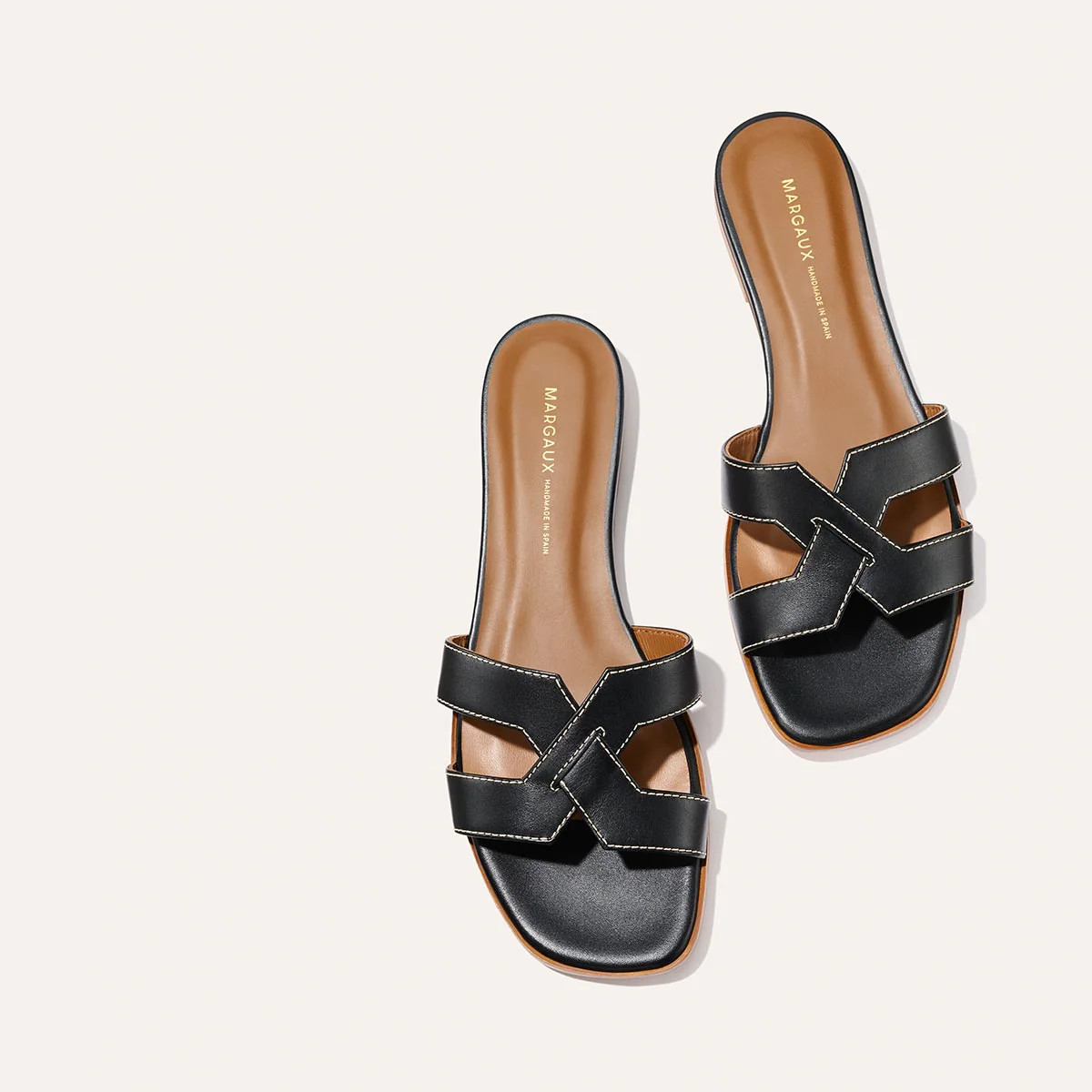 The MX Sandal - Black Calf | Margaux