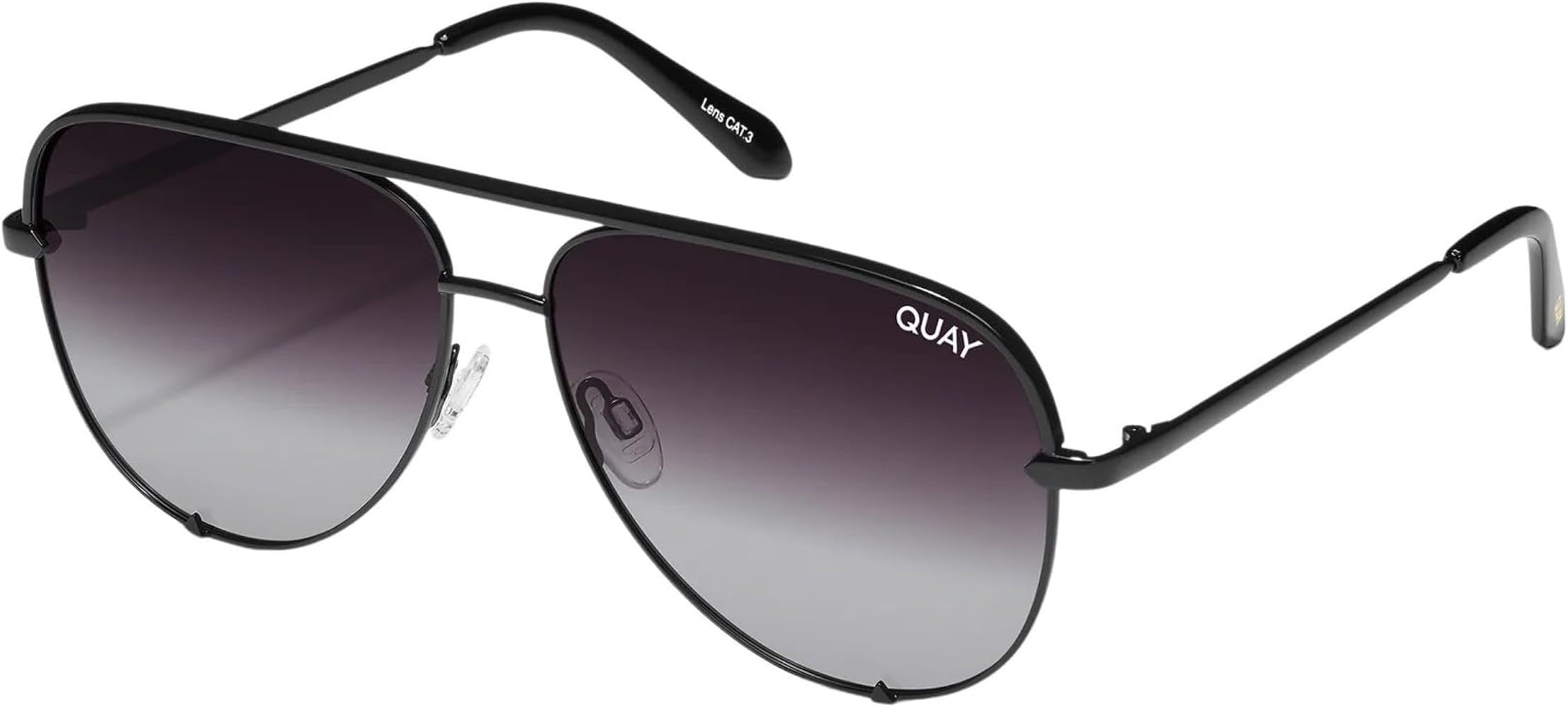 Quay Unisex High Key Classic Aviator Sunglasses | Amazon (US)
