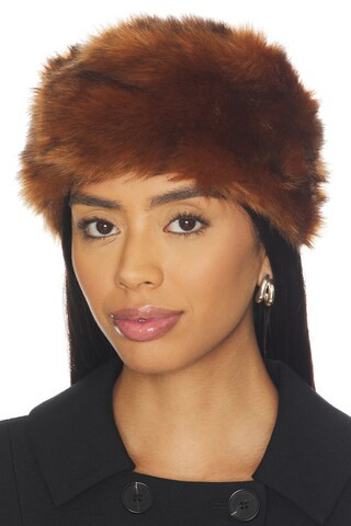 Unreal Fur Natasha Hat in Ginger from Revolve.com | Revolve Clothing (Global)