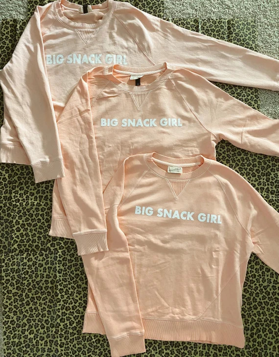 Big Snack Girl Sweat Shirt | Etsy | Etsy (US)