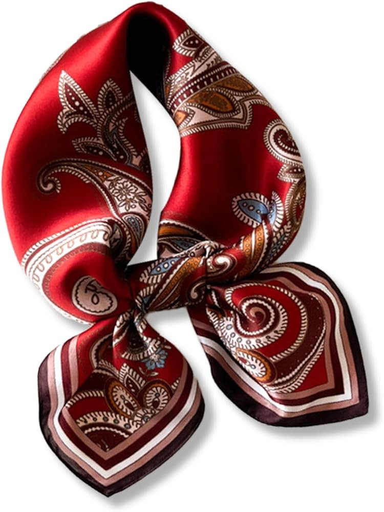 PoeticEHome Foulard in 100% Seta di Gelso Pura - Sciarpa Quadrata Donna Collo e Testa con Confezi... | Amazon (IT)