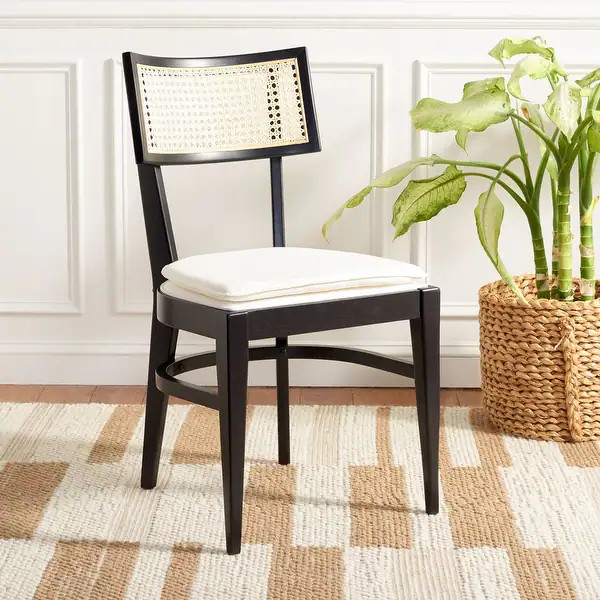 SAFAVIEH Galway Cane Dining Chair - 18" W x 23" D x 35" HBrand: Safavieh0Chevron Small Down0.0 ou... | Bed Bath & Beyond