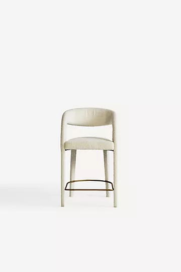 Boucle Hagen Counter Stool | Anthropologie (US)