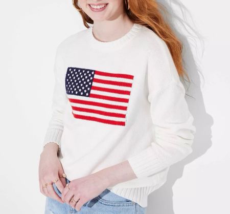 What a cute patriotic sweater. On sale for $21! ❤️🤍💙

#LTKSaleAlert #LTKFindsUnder50 #LTKSeasonal