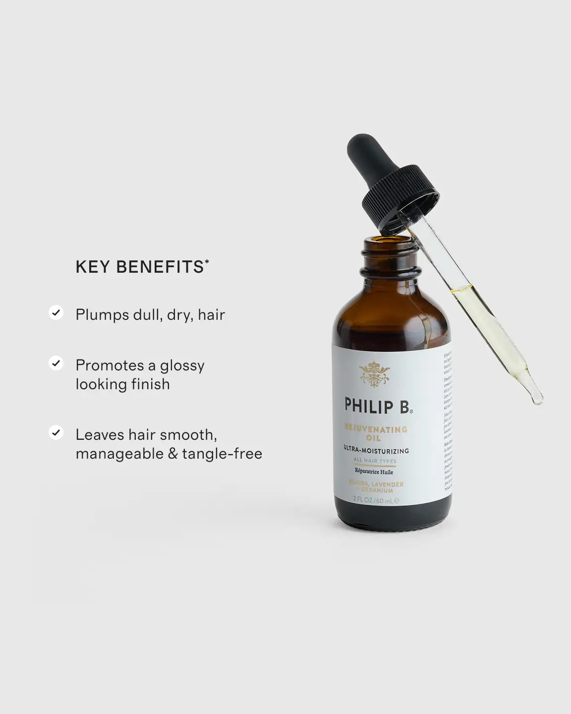 Rejuvenating Hair Oil by Philip B. Botanicals | Quince
