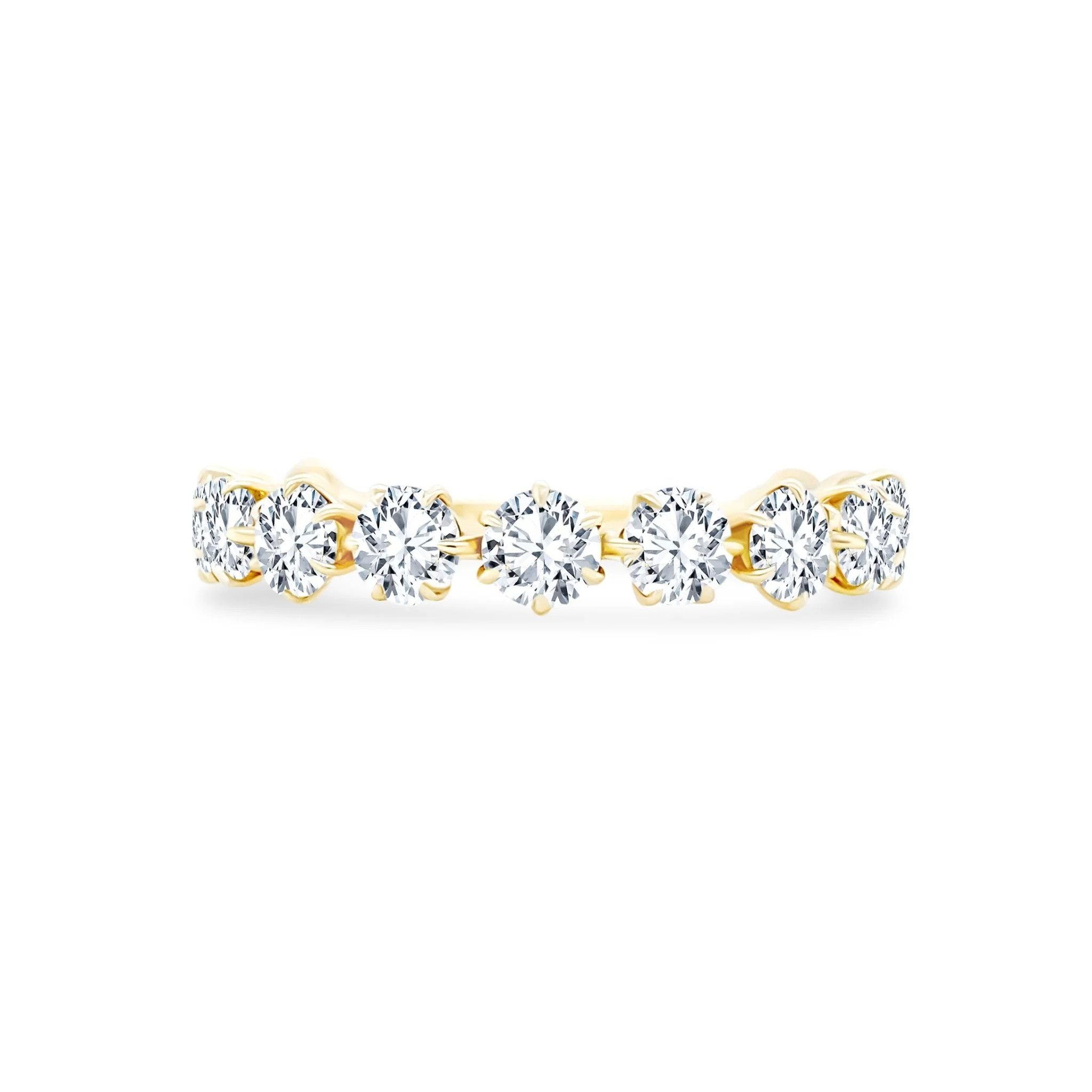 Round Eagle Prong Band | LINDSEY LEIGH JEWELRY