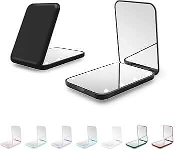 Kakuje Compact Mirror, 1X/3X Magnification LED Pocket Mirror with Nternal BIattery, Mini Mirror f... | Amazon (US)