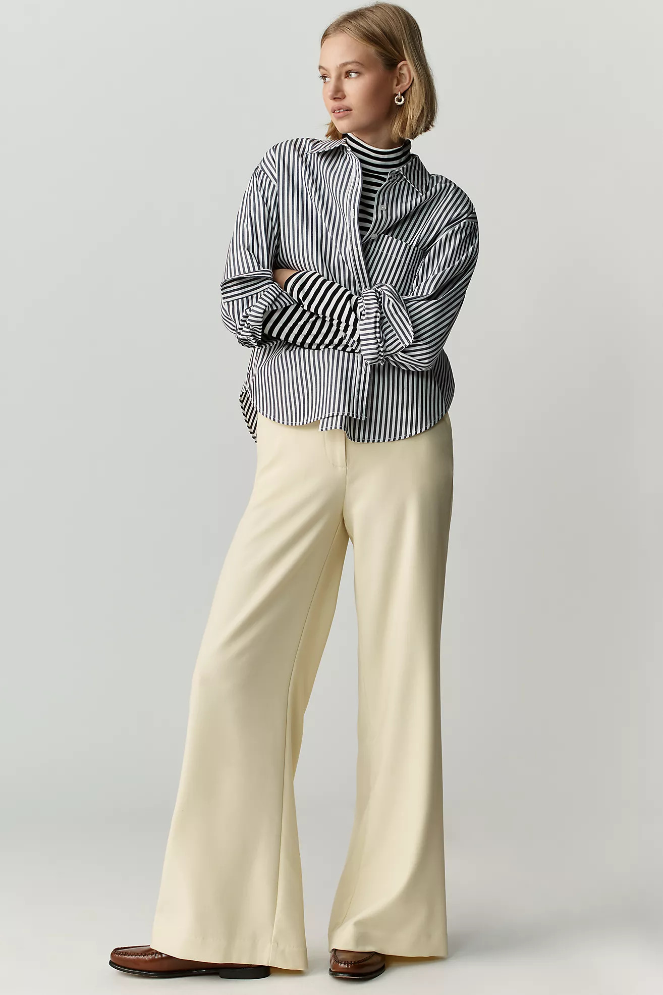 The Shrunken Bennet Buttondown Shirt by Maeve | Anthropologie (US)