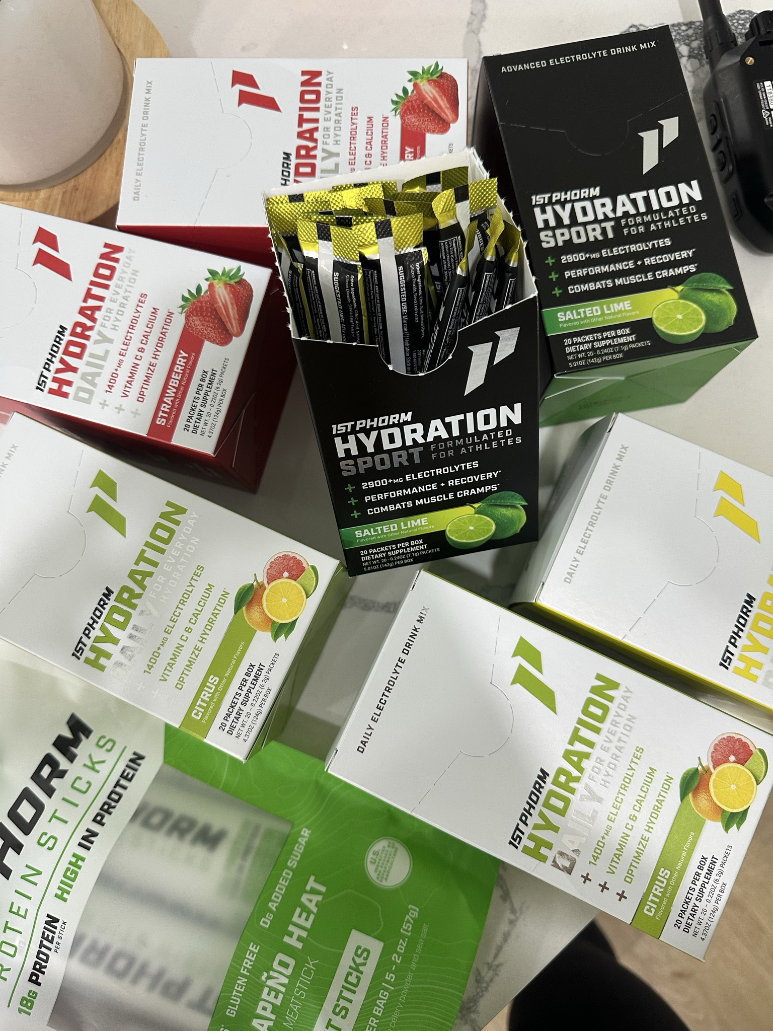 When you work out, you don't just lose water through sweat - you lose vitamins, minerals, and electrolytes as well. Too many people only drink water for hydration and don't replace these important nutrients. This can leave them feeling depleted and unable to perform their best.

If hydration gets in the way of your performance, Hydration Sport can help! Each box comes with 20 single-serve packets. As a dietary supplement, they're designed to help support hydration and keep your body functioning at its best.

@1st Phorm 

#LTKfitnessgoals #LTKActive #LTKfoodie