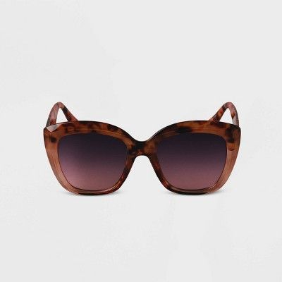 Women's Oversized Cat Eye Sunglasses - A New Day™ | Target