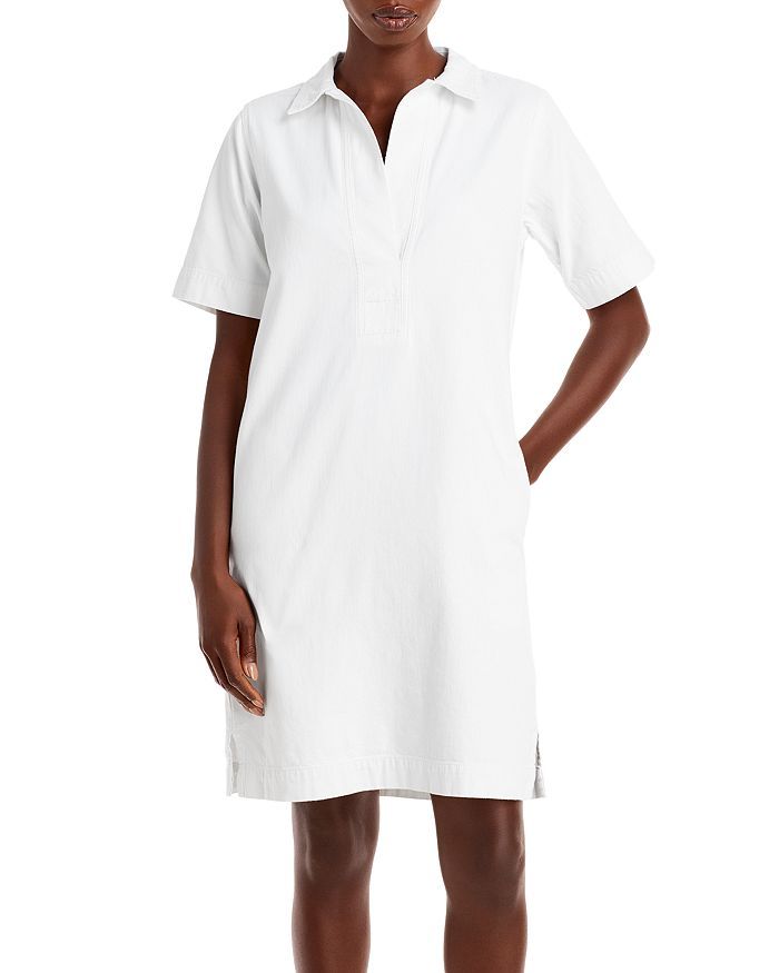 Cotton Polo Collar Shift Dress | Bloomingdale's (US)