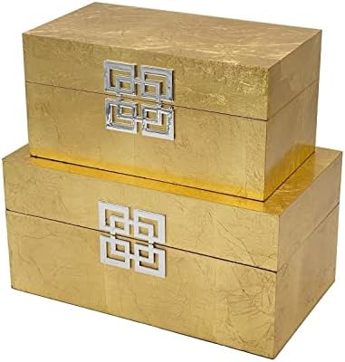 Galt International Jewelry Box - Large Jewelry Box & Small Jewelry Box - Classic Gold Decor Boxes... | Amazon (US)