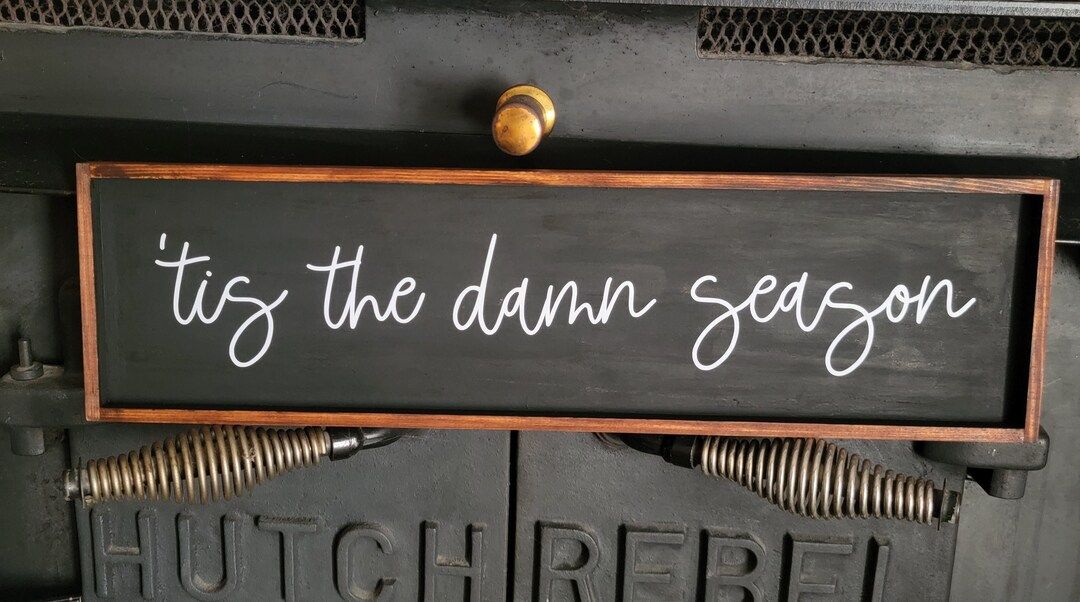 Tis the Damn Season Sign - Etsy | Etsy (US)