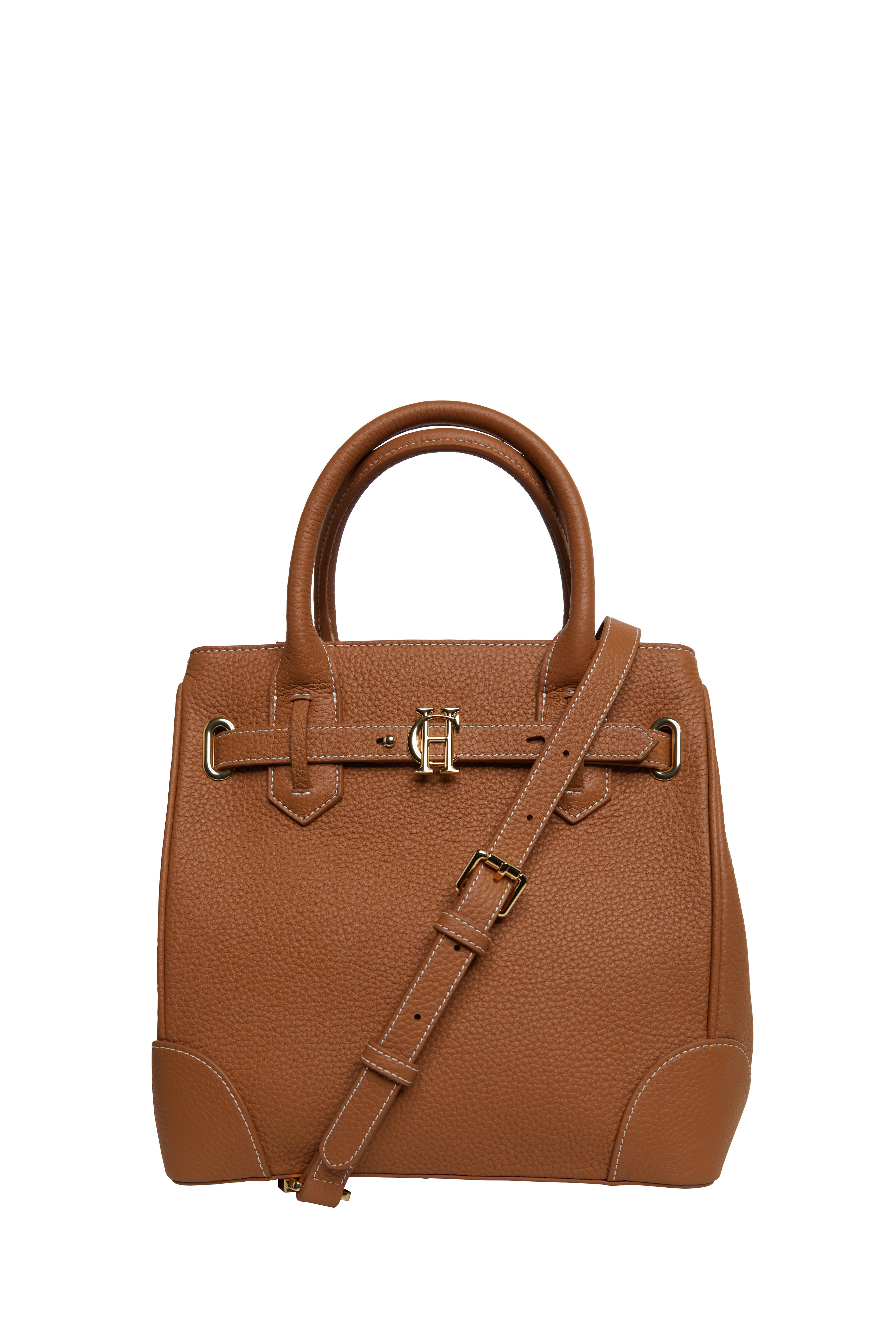 The Brompton Mini Tote (Tan Contrast) | Holland Cooper