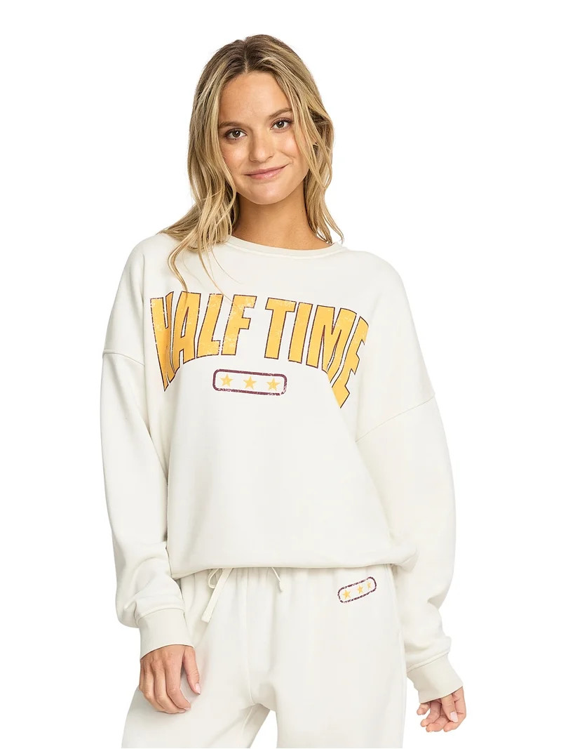 Mills by Millie Bobby Brown Women's Graphic Crewneck Sweatshirt, Sizes XXS-XXXL | Walmart (US)