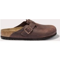 BIRKENSTOCK Mens Boston Soft Footbed Oiled Leather Clog - Colour: Habana - Size: 8 | Eqvvs