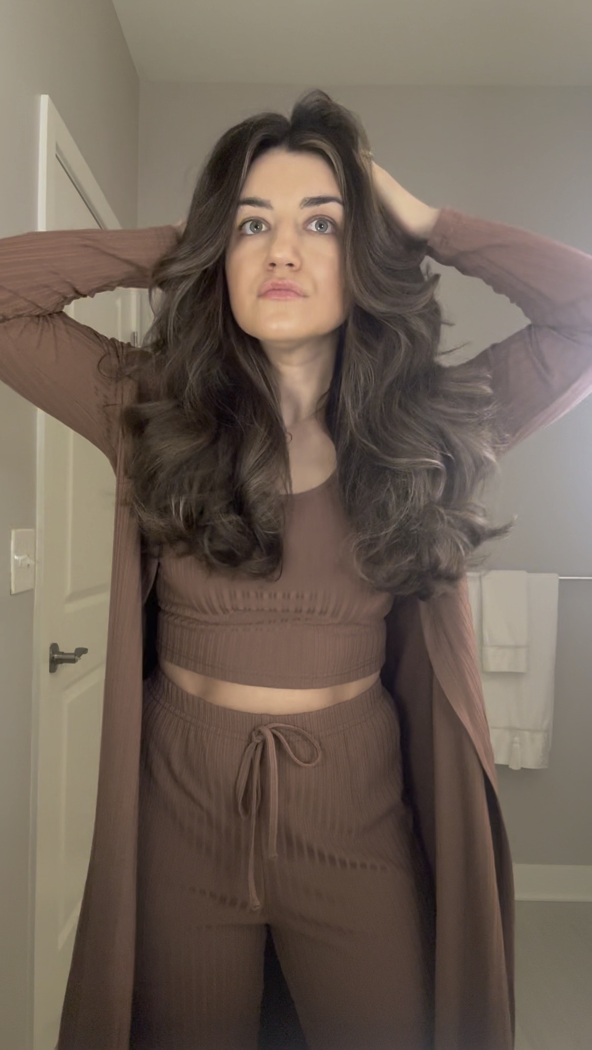  For this look I wanted to see what using the smallest barrel on the bottom half and larger barrel on the top half would look like - I love it!
Here’s how:
- started with my favorite @unite_hair 7SECONDS detangler
- added @oribe heat shield 
- rough dried about 90% of way 
- added @unite_hair elevate mousse, which Unite gifted to me and I can’t believe I lived without it before! The volume and hold (without the crunch) is incredible. Add before you rough dry, too, for even more hold. Brush through.
- smallest barrel for bottom 
- switch to larger barrel for top section + add more mousse. Make sure all curls are away from your face.
- I used my @dysonusa comb to soften the curls and then fluffed my hair a bit to add more volume
.
@dysonbeauty @dyson @ultabeauty 
#hair #hairtutorial #hairtutorials #hairideas #dyson #dysonhair #dysonairwrap #mydyson #dysonbeauty #airwrap #airwraptutorial #unitehair #unitefamily #oribe #oribeobsessed #dysoncomb #longhair #longhairstyle #longhairstyles #blowout #blowoutstyles #curls #tutorial #beautytips #hairtips #hairtipsandtricks #ultabeauty #hairroutine #mousse #hairinspiration

#LTKVideo #LTKbeauty #LTKstyletip