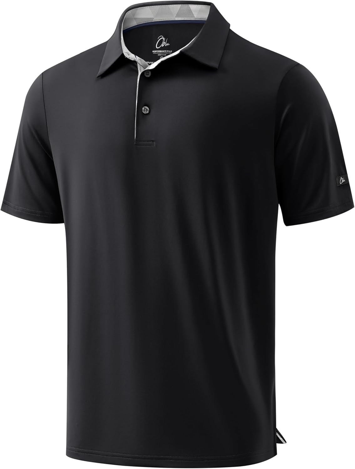 Obla Mens Golf Shirt Short Sleeve Dry Fit Collared Polo Shirts | Amazon (US)