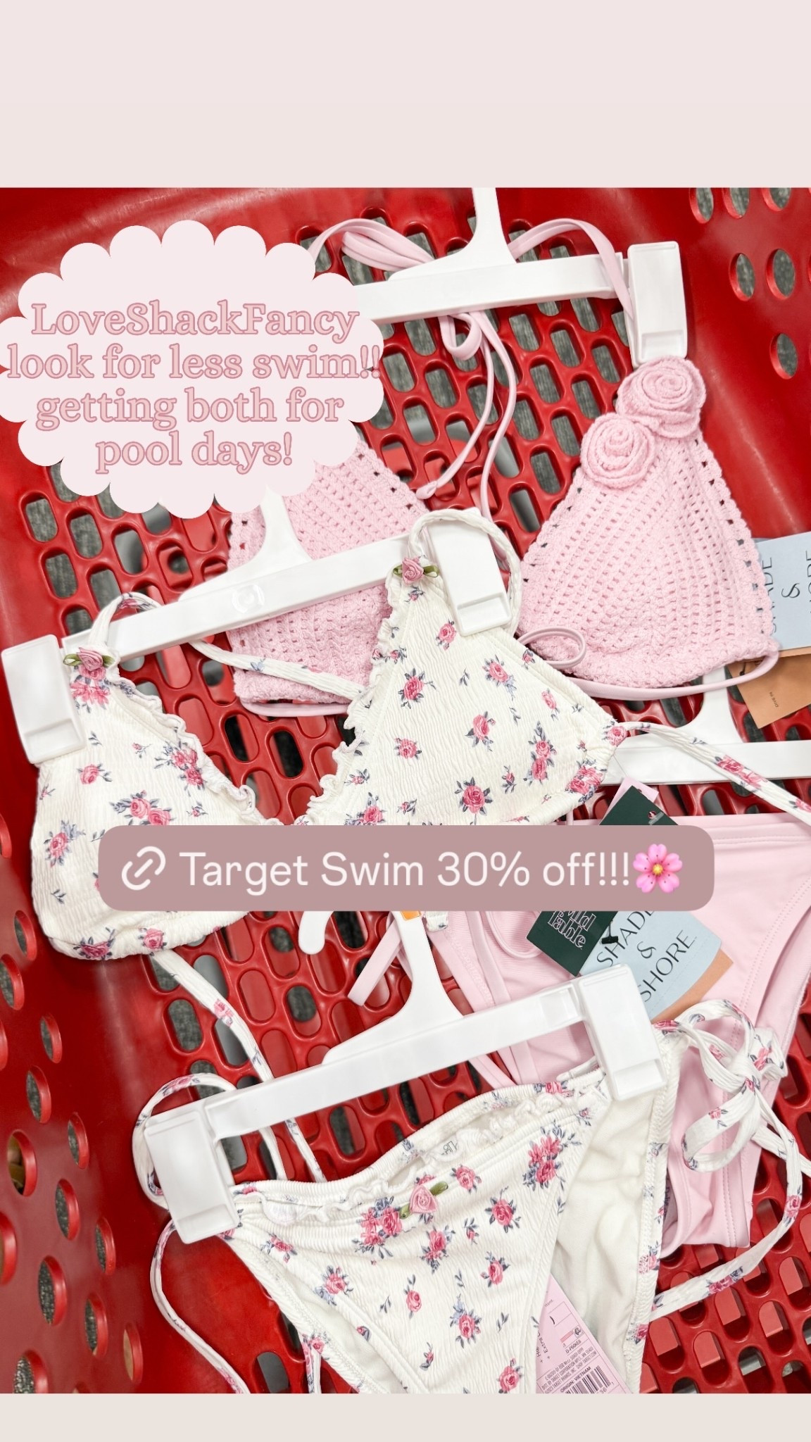 Target swimwear 30% off! LoveShackFancy vibes

#LTKootd #LTKSeasonal #LTKSaleAlert