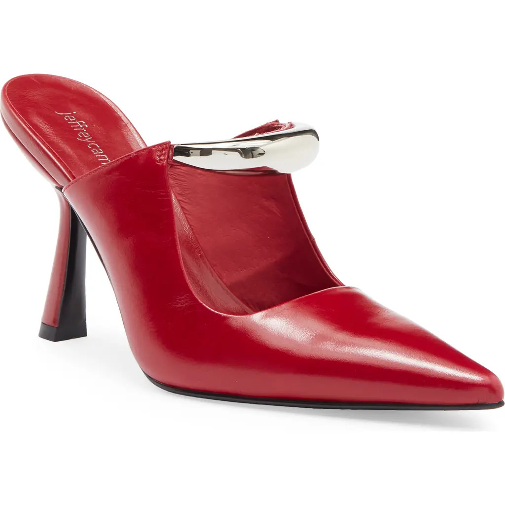 Jeffrey Campbell Mindful Pointed Toe Pump in Red Silver at Nordstrom Rack, Size 10 | Nordstrom Rack