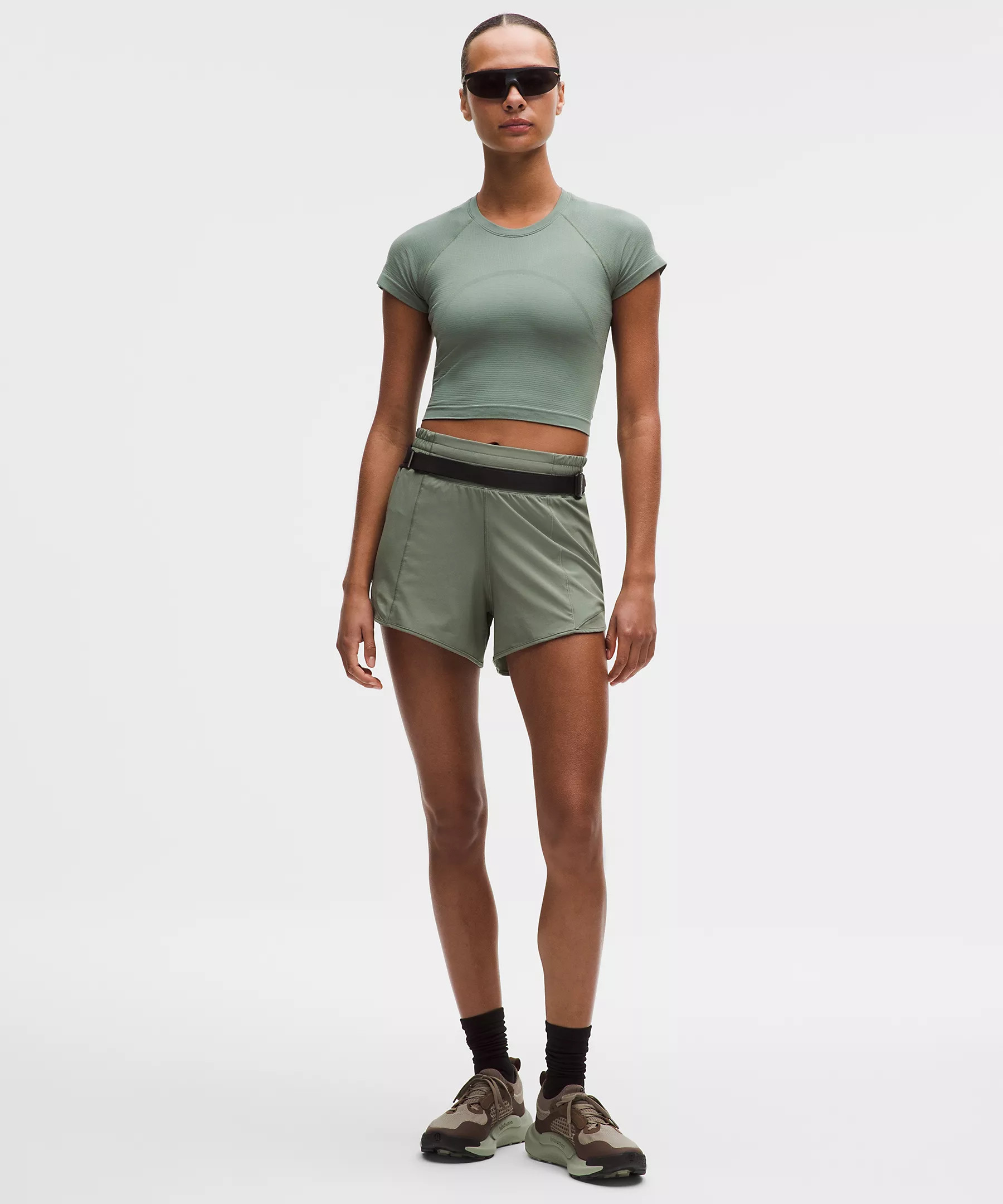 Swiftly Tech Cropped Short-Sleeve Shirt 2.0 | Lululemon (US)