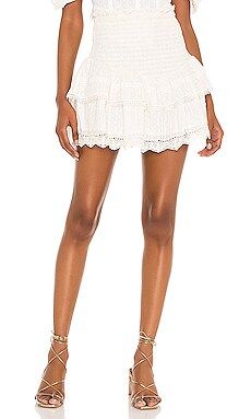 HEMANT AND NANDITA Dayo Skirt in White from Revolve.com | Revolve Clothing (Global)