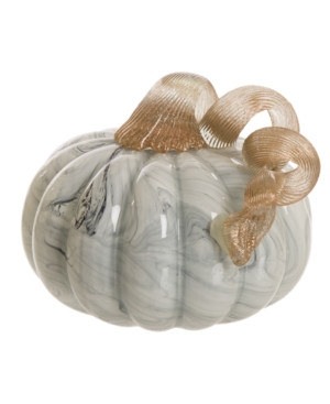 Glitzhome Small Short Glass Pumpkin | Macys (US)