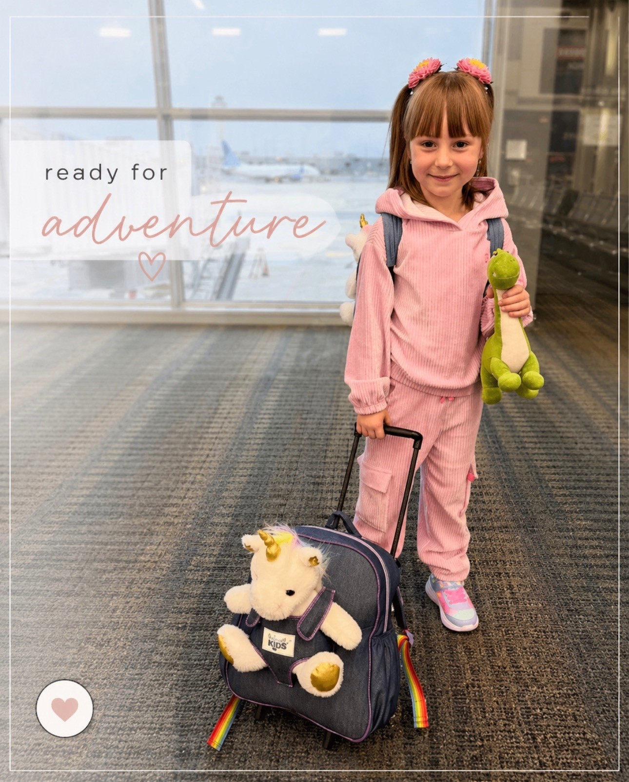 Travel day essentials ✈️💗

This kids luggage set is the cutest little travel companion - lightweight, easy to roll, and perfect for keeping all her favorites close 🤍

Linked this luggage set ✨

#LTKTravel #LTKmomlife #LTKKids