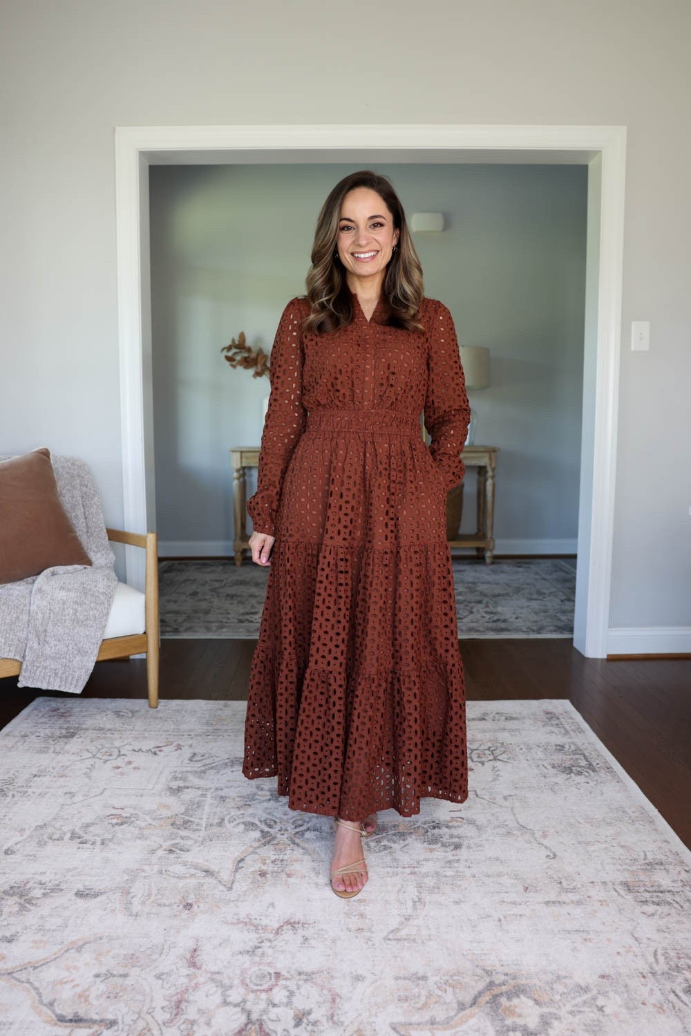 Fall family photo dresses for petites 

Brown dress (Amazon): xs 
Green dress (Amazon): xs 
Green floral (Anthropologie): petite xxs 
Shoes (Quince): true to size 

For size comparison, I’m 4’10” 105lbs. My measurements are 32”, 24”, 36”. I typically wear petite xxs/00/24 and have a 25” ankle inseam and a 27.5-28” full length inseam.

#LTKPetite