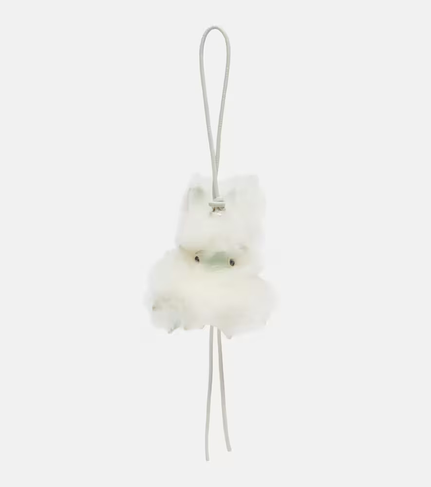 Loewe Bunny shearling bag charm | Mytheresa (US/CA)