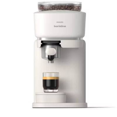 Philips Baristina Automatic Espresso Machine Milky White | Target