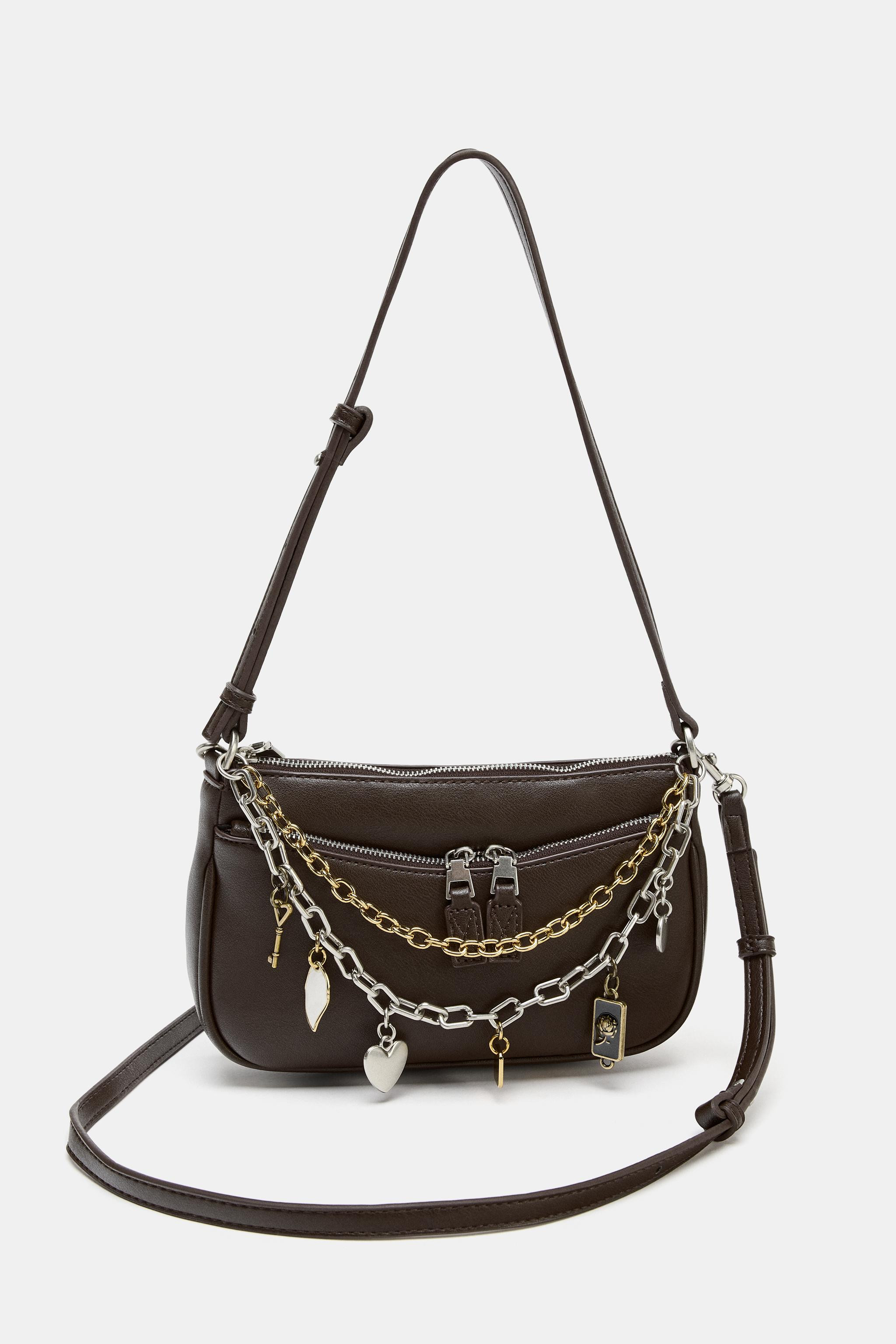 MINI CROSSBODY BAG WITH CHARM DETAIL | Zara UK