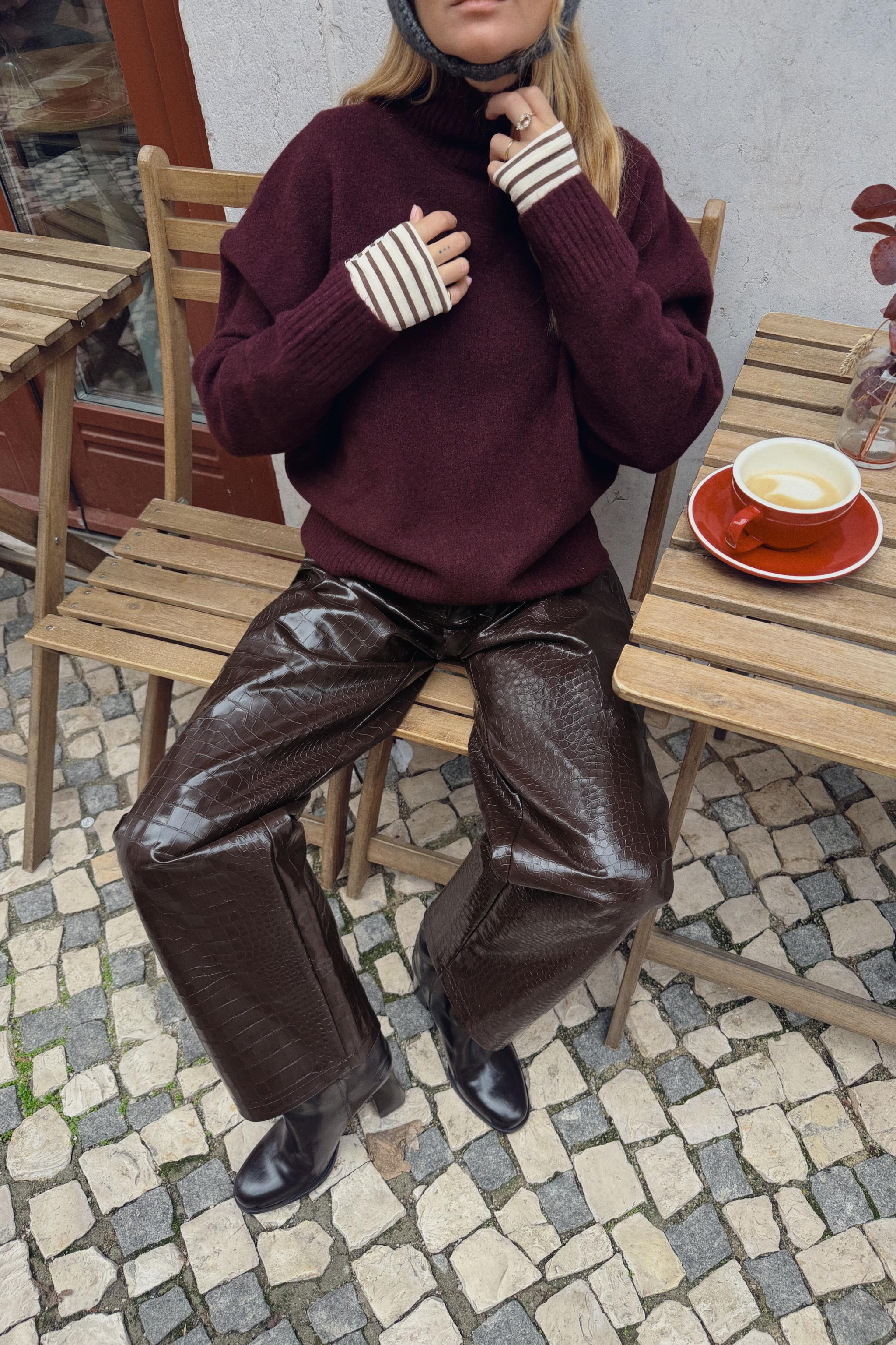 SOFT KNIT HIGH NECK JUMPER | Zara UK