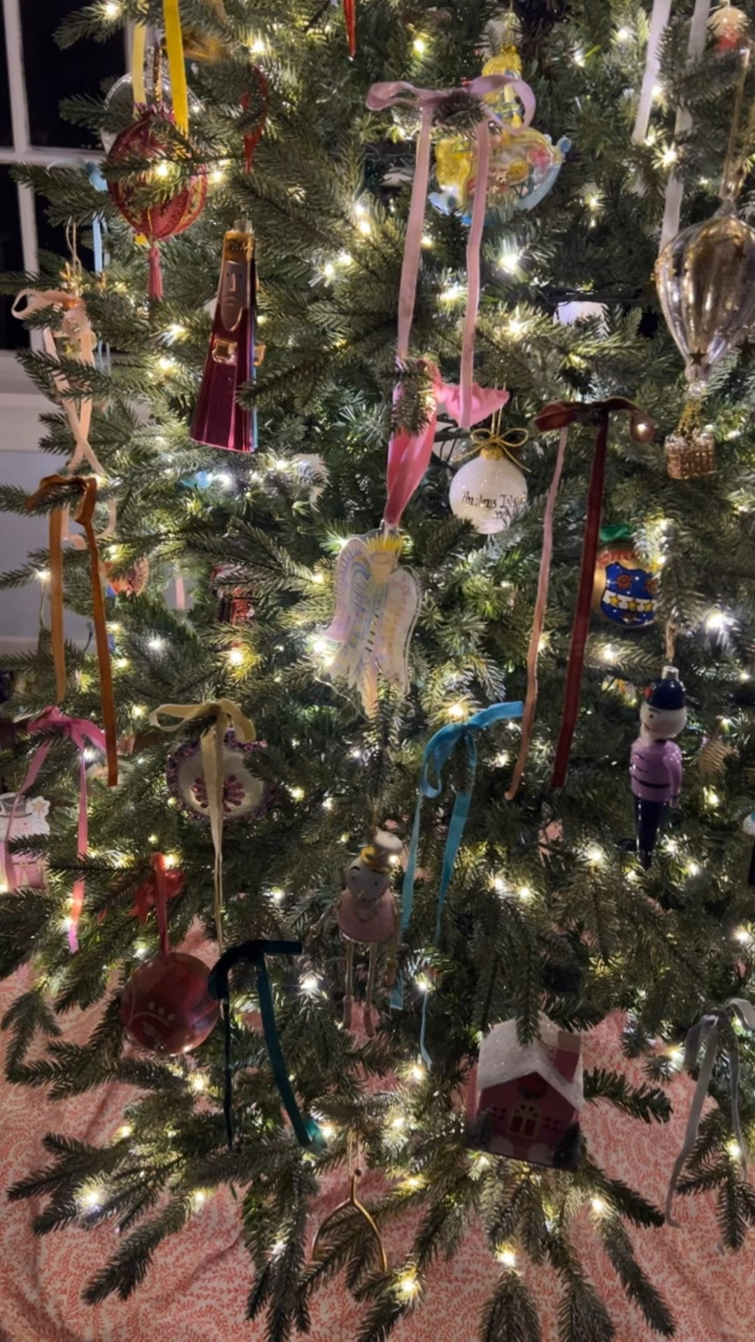 Decking the halls with a little extra color! Love this tree and these ribbons! *I cut each color ribbon in half and was able to cover my entire tree with one package*

#LTKHoliday #LTKSeasonal #LTKHome