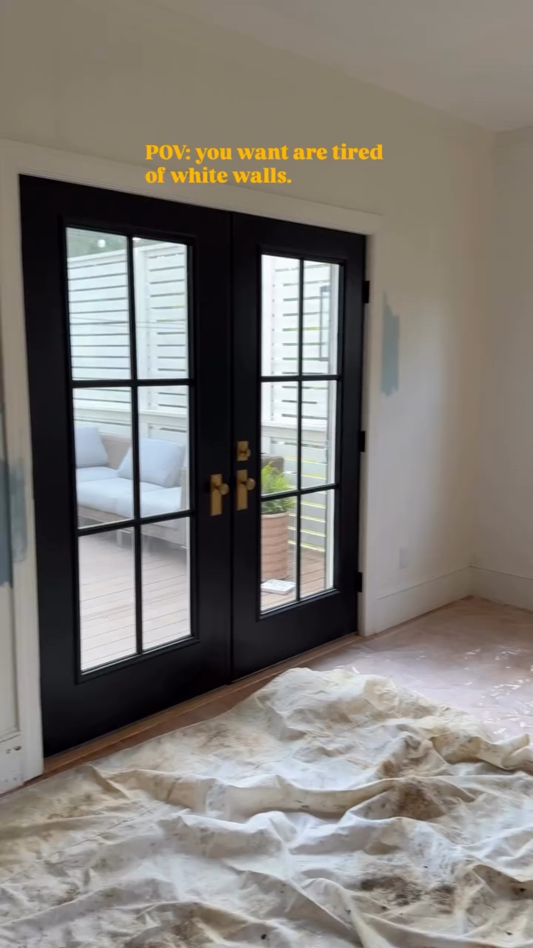 This room isn’t done - but I thought you all might want to see the color so far! We went with French Toile by @benjaminmoore ….what would you add? Art? Pillows? A chair in the corner?

I want to rush the process of finishing the room - but I think the lived in room is the best kind.