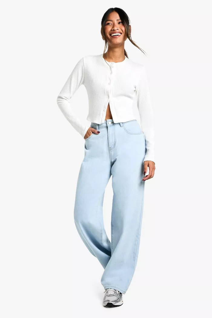 Boohoo Basics Baggy Boyfriend Jeans | Boohoo.com (UK & IE)