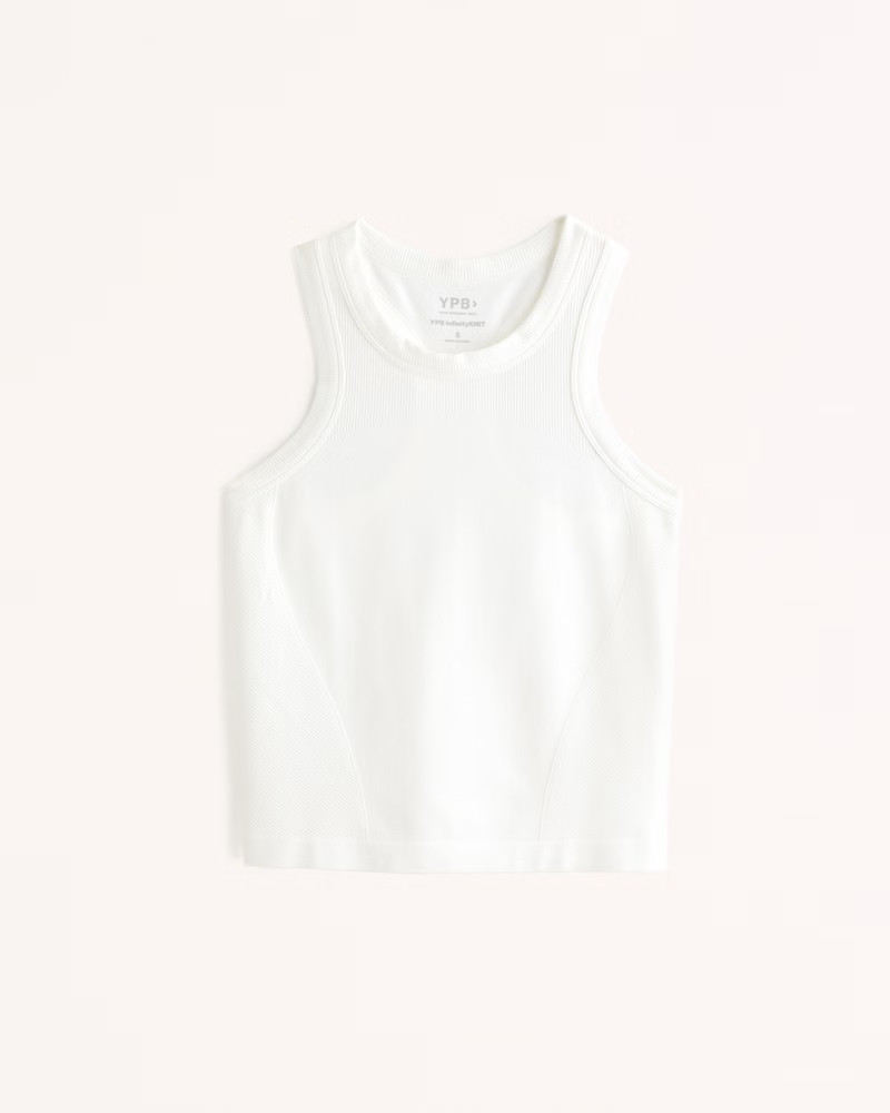 YPB infinityKNIT High-Neck Skimming Tank | Abercrombie & Fitch (US)